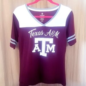Texas A&M Aggies vneck shirt